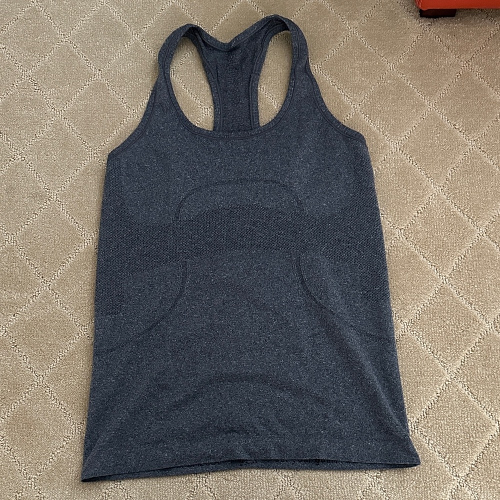 Lululemon Athletica Charcoal Racerback Tank Top
